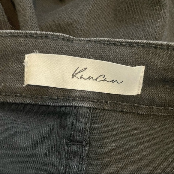Kancan Women’s Black High Rise Fray Hem Skinny Jeans Size 3/25 - Picture 12 of 13